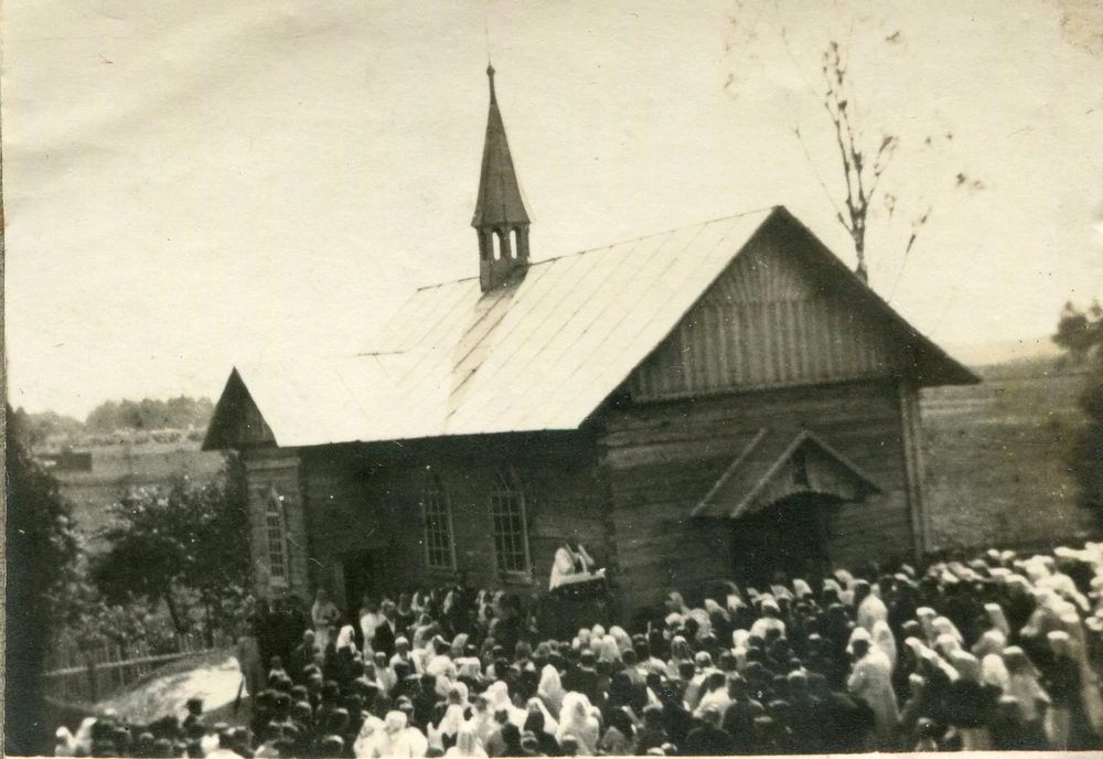 Zdjęcie kaplicy ze zbiorów rodziny Purgal